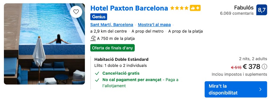 Etiqueta Oferta finals any